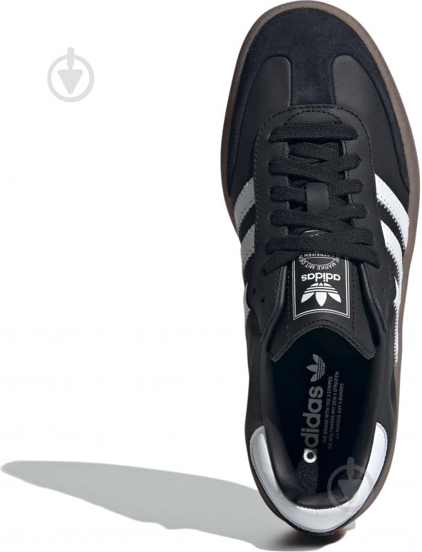 Кроссовки женские демисезонные Adidas SAMBAE W JI1350 р.40 2/3 черные с белым - фото 8