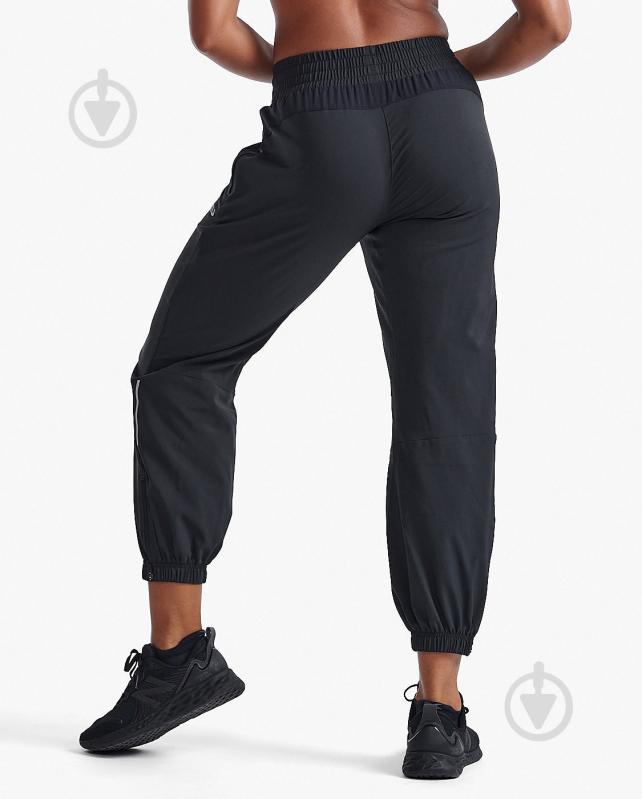 Брюки 2XU Aero Woven Jogger WR7206b_BLK/SRF р. S черный - фото 3