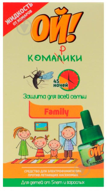 Рідина для захисту від комарів Ой! Комарики Family 30 мл - фото 3