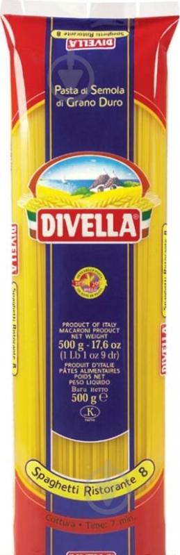 Макароны Divella Spaghetti (500г) - фото 1