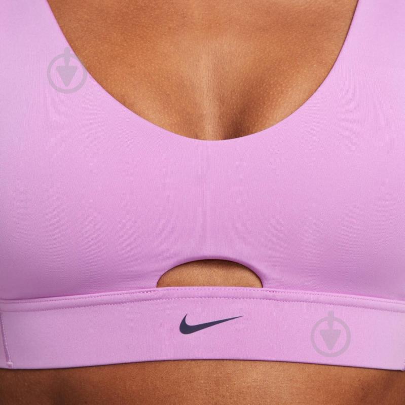 Бра Nike W NK DF INDY PLUNGE CUTOUT BRA DV9837-532 р.S рожевий - фото 4