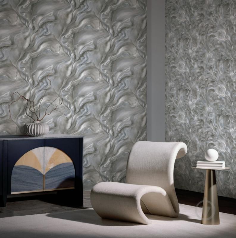 Шпалери вінілові гарячого тиснення Слов'янські шпалери Le Grand platinum Окрилення 2 1615-01 1,06x10,05 м - фото 4