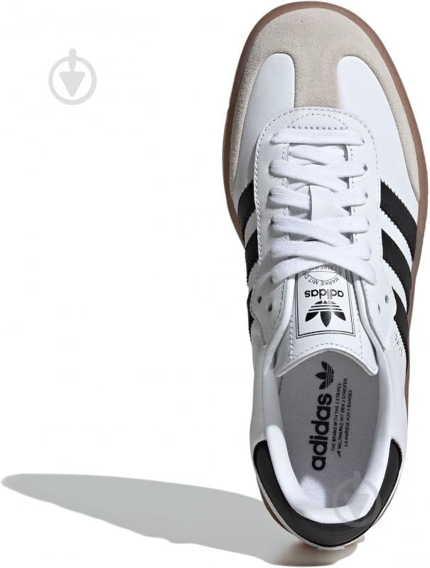 Кросівки жіночі демісезонні Adidas SAMBAE W JI1349 р.40 білі із чорним - фото 8