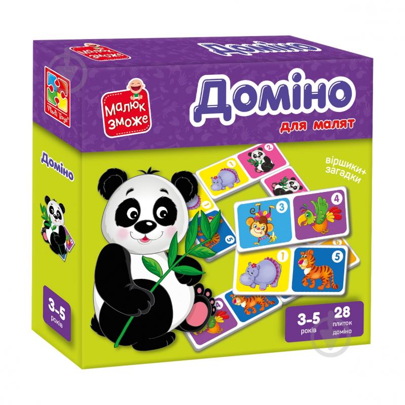 Игра настольная Vladi Toys Домино Зоопарк VT2100-07 - фото 1 Игра настольная Vladi Toys Домино Зоопарк VT2100-07 - фото 1
