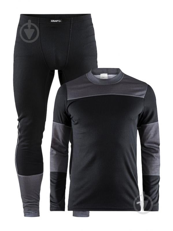 Комплект термобілизни Craft Baselayer Set Man 1905332-999975 р.M чорний - фото 7