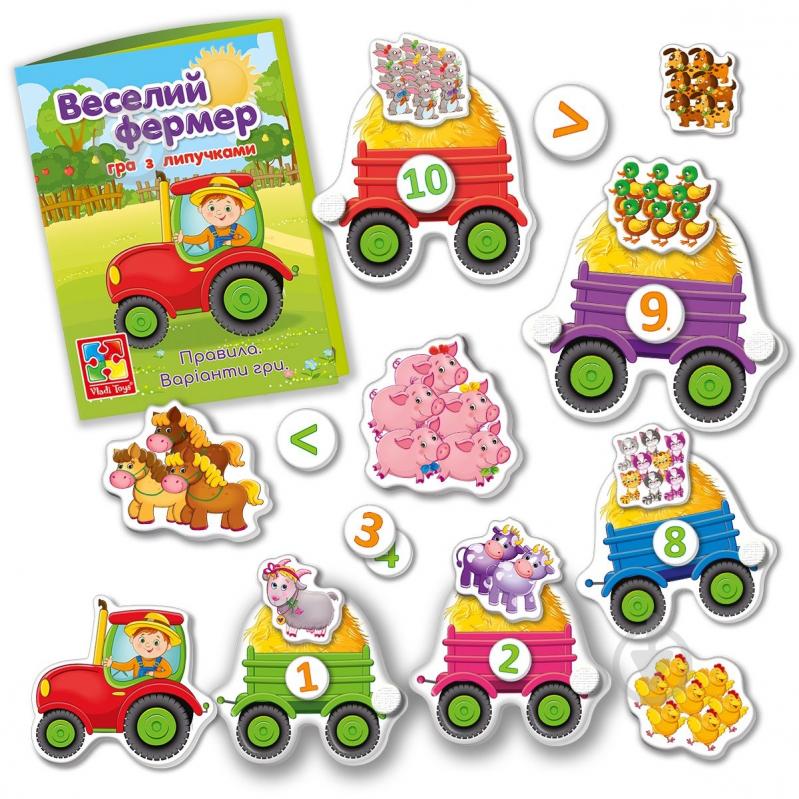 Гра настільна Vladi Toys з липучками Веселий фермер VT2100-13 - фото 2
