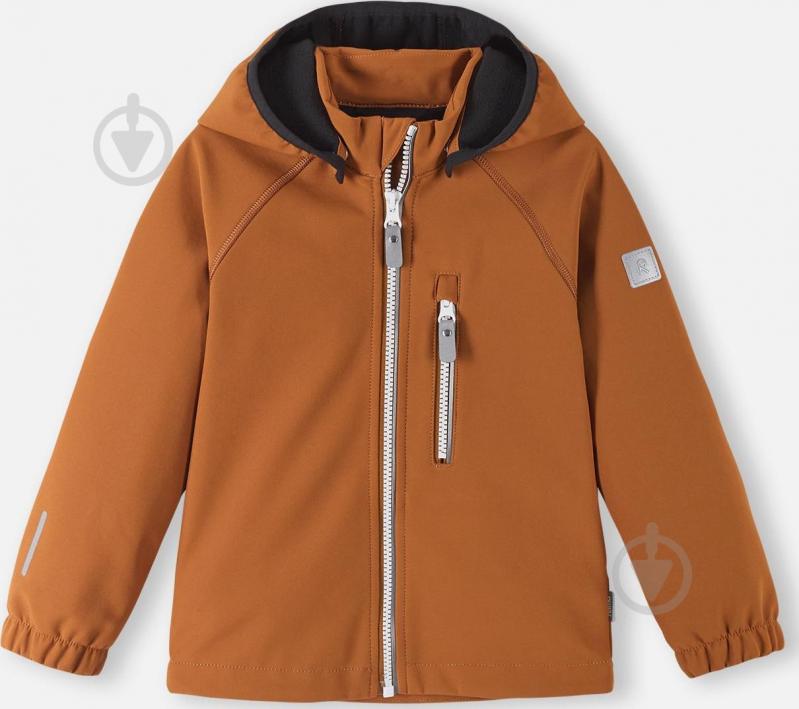 Куртка унисекс Reima Softshell Vantti р.116 коричневый 5100009A-1490 - фото 1