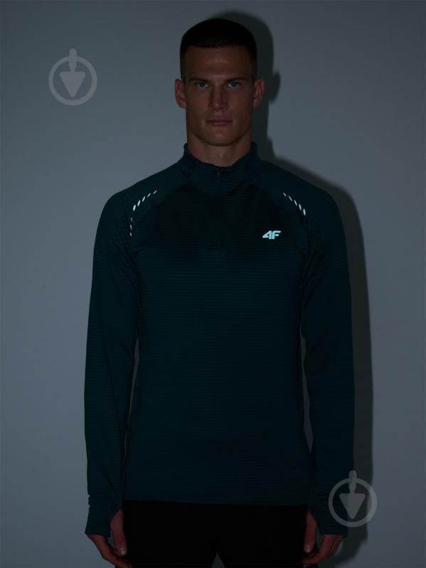 Джемпер 4F SWEATSHIRT FNK M410 4FWAW24TFSWM410-40S р.M зелений - фото 9