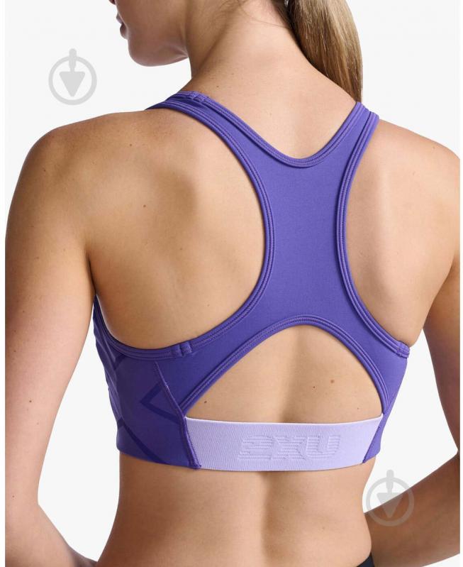 Бра 2XU Motion Racerback Bra WR7260a_HYG/WHT р.XS блакитний - фото 4