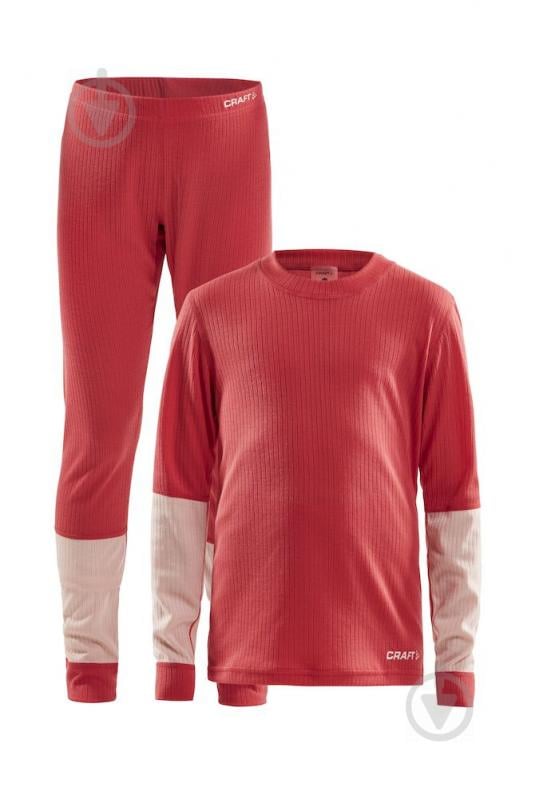 Комплект термобелья Craft Baselayer Set Junior 1905355-481704 розовый - фото 8