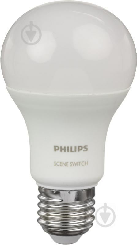 Лампа світлодіодна Philips Scene Switch 9,5 Вт A60 матова E27 220 В 3000-6500 К 929001155937 - фото 2