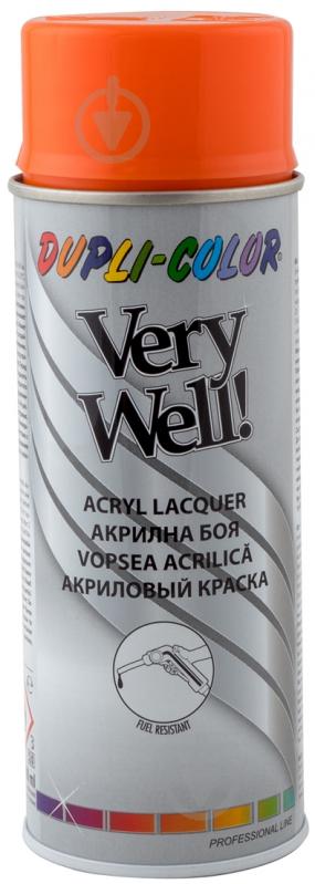 Эмаль аэрозольная Dupli-Color Very Well RAL 2004 оранжевый глянец 400 мл - фото 1