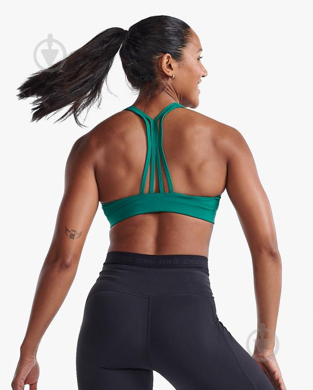 Бра 2XU Form Strappy Bra WR7263a_FGR/FGR р.XS зеленый - фото 3