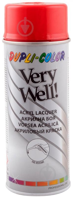 Емаль аерозольна Dupli-Color Very Well RAL 3000 вогненно-червоний глянець 400 мл - фото 1