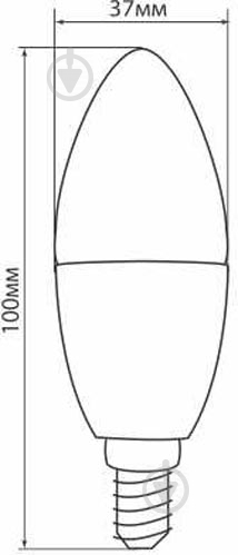 Лампа світлодіодна Feron Optima Ecoline LB-537 4 Вт C37 матова E14 220 В 4000 К LB-537 - фото 3