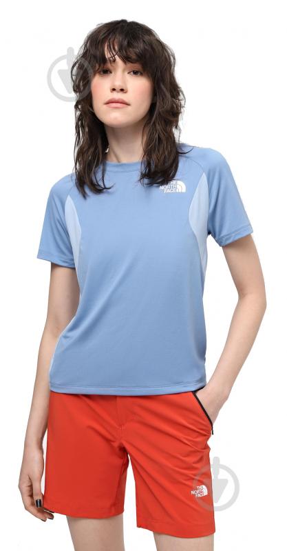 Футболка THE NORTH FACE W MA S/S TEE NF0A87G8TIV р.S голубой - фото 1