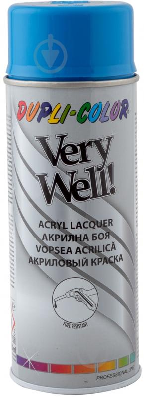 Эмаль аэрозольная Dupli-Color Very Well RAL 5015 небесно-синий глянец 400 мл - фото 1