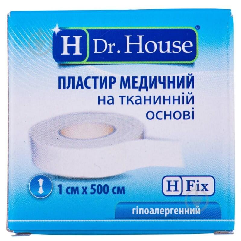 Пластырь медицинский Dr. House на тканевой основе 1 см х 500 см нестерильные 1 шт. - фото 1 Пластырь медицинский Dr. House на тканевой основе 1 см х 500 см нестерильные 1 шт. - фото 1