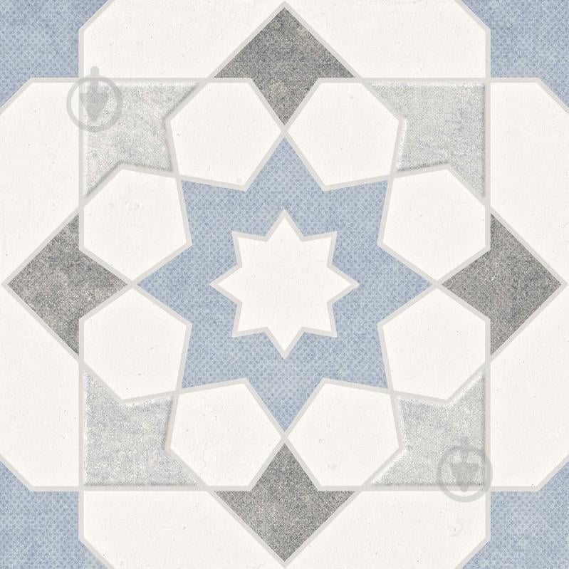 Плитка Harmony by PERONDA Doha blue star sp 22,3x22,3 см - фото 1