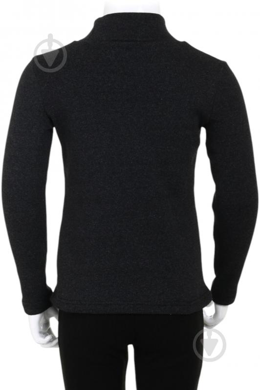 Гольф унисекс Piccolo в рубчик р.146 серый 580006 - фото 4