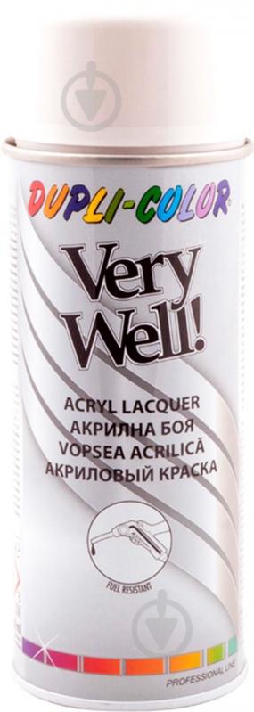 Эмаль аэрозольная Dupli-Color Very Well RAL 9002 серо-белый глянец 400 мл - фото 1