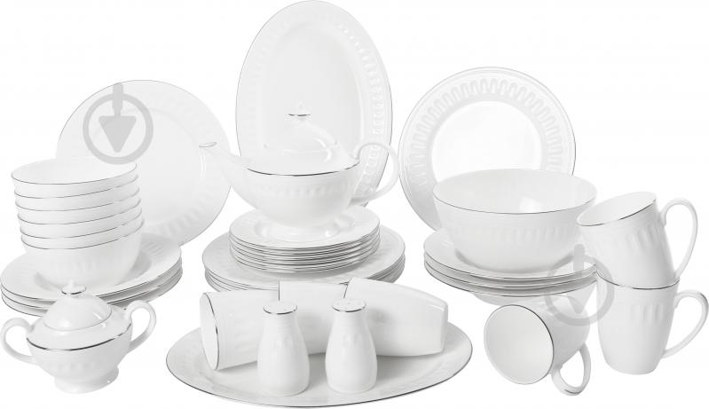 Сервиз столово-чайный Platinum Line 37 предметов на 6 персон - фото 1 Сервиз столово-чайный Platinum Line 37 предметов на 6 персон - фото 1