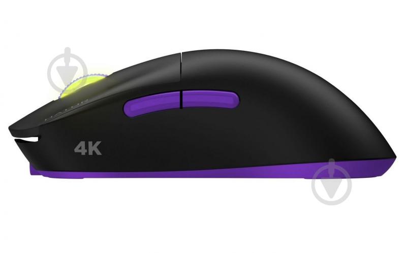 Мишка бездротова Hator Quasar 2 Ultra 4K Wireless black/lilac (HTM570BL) - фото 3