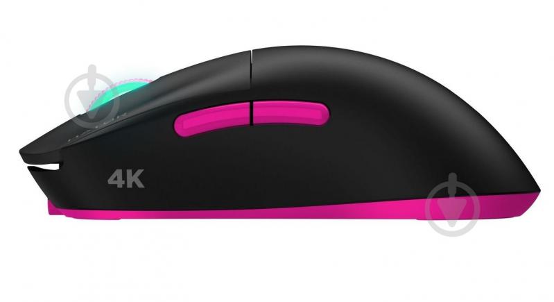 Мишка бездротова Hator Quasar 2 Ultra 4K Wireless black/pink (HTM570BP) - фото 3