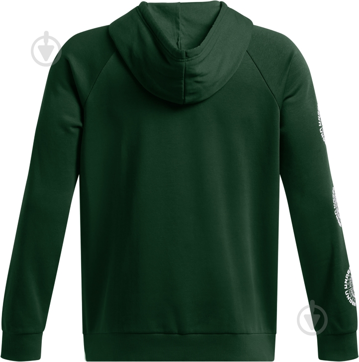 Джемпер Under Armour UA RIVAL FLEECE HBR LOGO HD 1386593-301 р.M зелений - фото 4