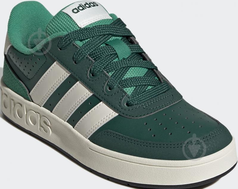 Кроссовки для мальчиков Adidas BREAKBASE J KI1967 р.35 1/2 зеленые - фото 7