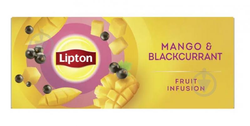 Фруктова суміш Lipton Mango & Blackcurrant 20 шт. 53 г - фото 1