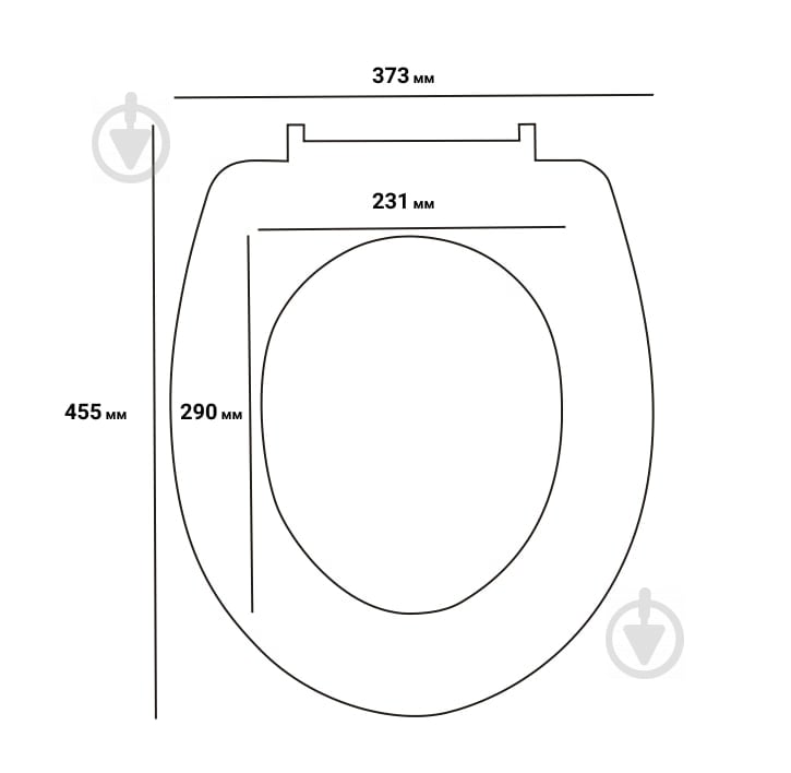 Сидіння для унітаза Rapal Bamboo Soft Close 164S 3D-дизайн дюропласт - фото 4