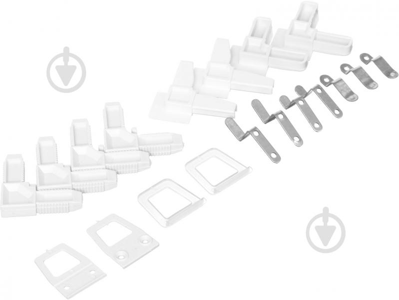 Набор для крепления москитной сетки белый - фото 1