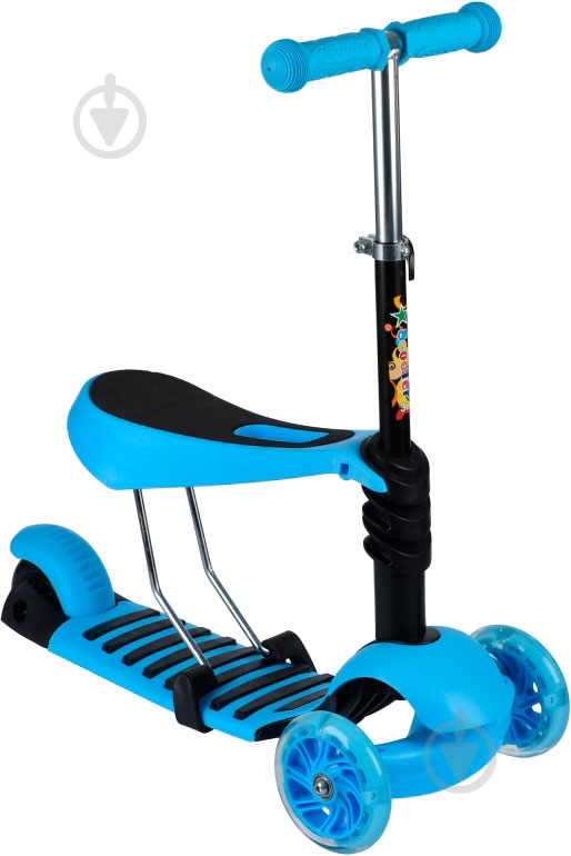Самокат-беговел Same Toy голубой SY-S171Ut-1 - фото 2 Самокат-беговел Same Toy голубой SY-S171Ut-1 - фото 2
