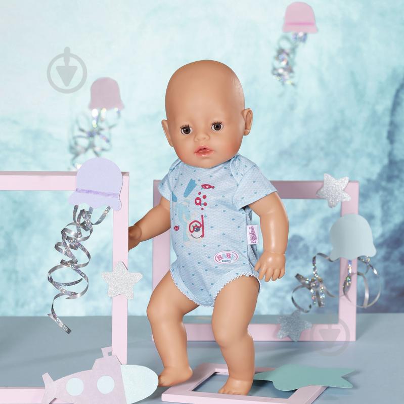 Одяг для ляльки Zapf Baby Born_Боді S2 блакитне 830130-2 - фото 4