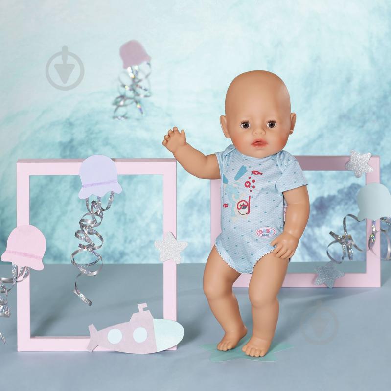 Одяг для ляльки Zapf Baby Born_Боді S2 блакитне 830130-2 - фото 3