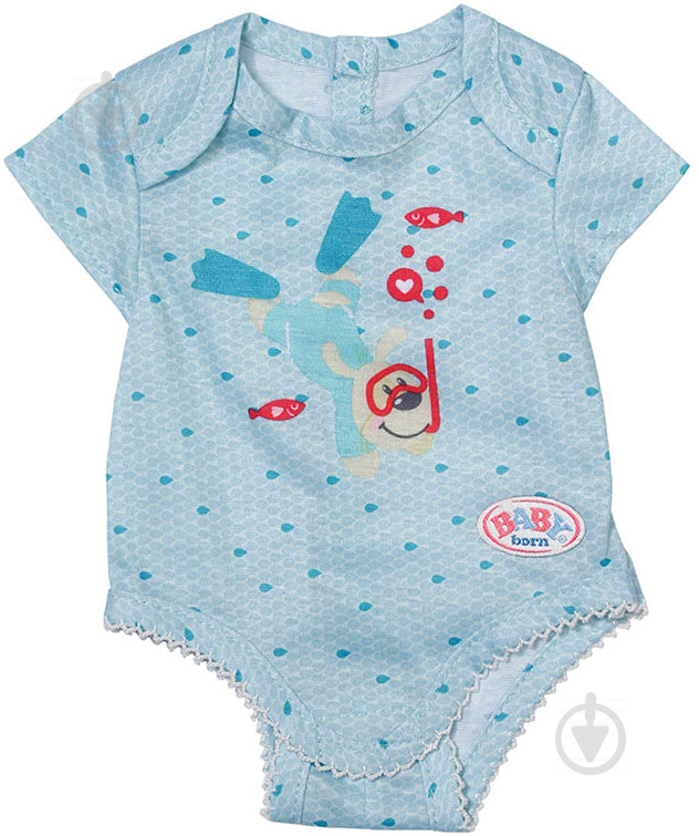 Одяг для ляльки Zapf Baby Born_Боді S2 блакитне 830130-2 - фото 1