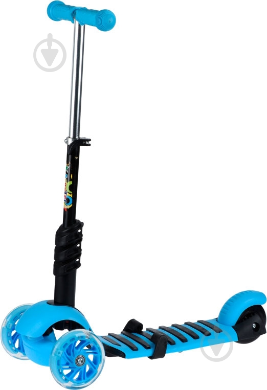 Самокат-біговел Same Toy з корзинкою блакитний SY-S170Ut-1 - фото 1