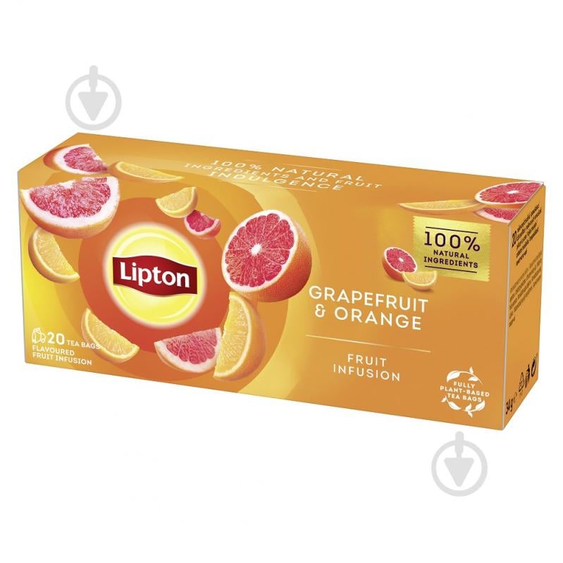 Фруктова суміш Lipton Grapefruit & Orange 20 шт. 53 г - фото 1