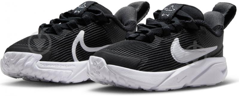 Кроссовки детские демисезонные Nike STAR RUNNER 4 DX7616-001 р.19,5 черные - фото 5