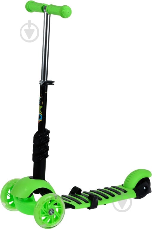Самокат-беговел Same Toy с корзинкой салатовый SY-S170Ut-2 - фото 1