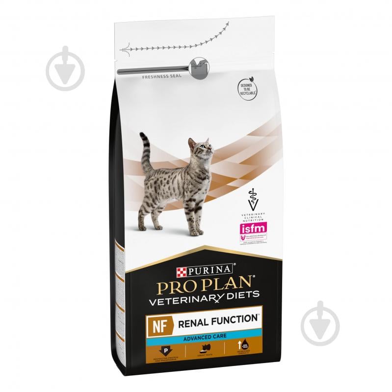 Корм сухий для дорослих котів ProPlan by Purina VETERINARY DIETS NF Renal Function - фото 3 Корм сухий для дорослих котів ProPlan by Purina VETERINARY DIETS NF Renal Function - фото 3
