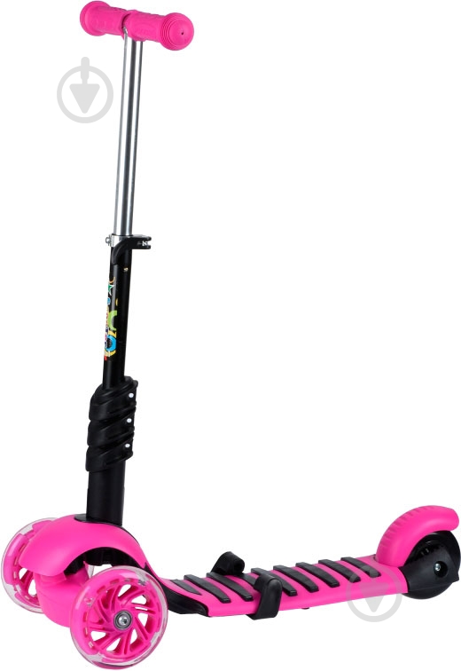 Самокат-беговел Same Toy с корзинкой розовый SY-S170UT-3 - фото 1