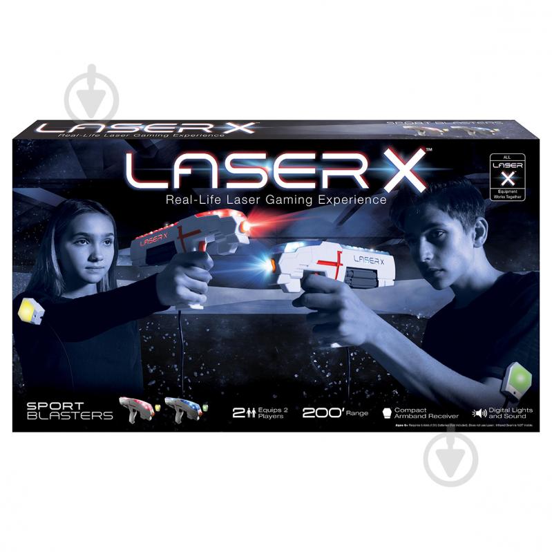 Набор бластеров Laser X Sport для двух игроков 88842 - фото 6