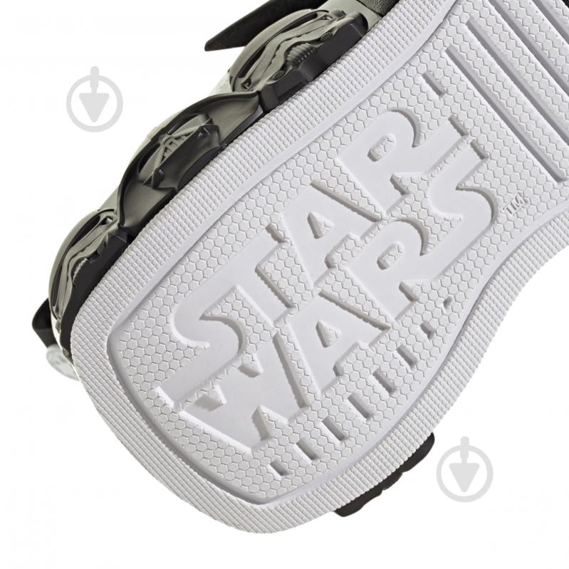 Кросівки для хлопчиків демісезонні Adidas STAR WARS RUNNER EL ID0378 р.36 2/3 білі із чорним - фото 6