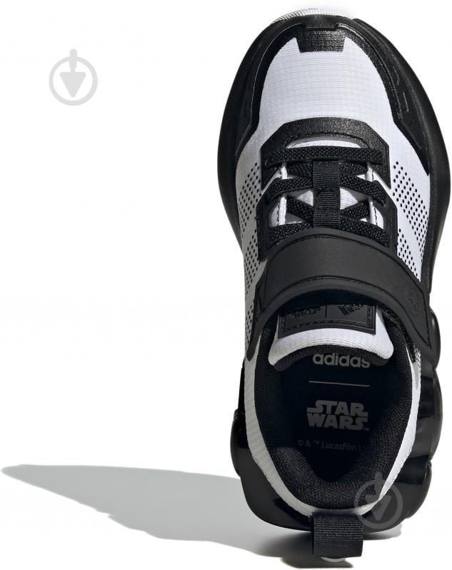 Кросівки для хлопчиків демісезонні Adidas STAR WARS RUNNER EL ID0378 р.36 2/3 білі із чорним - фото 8