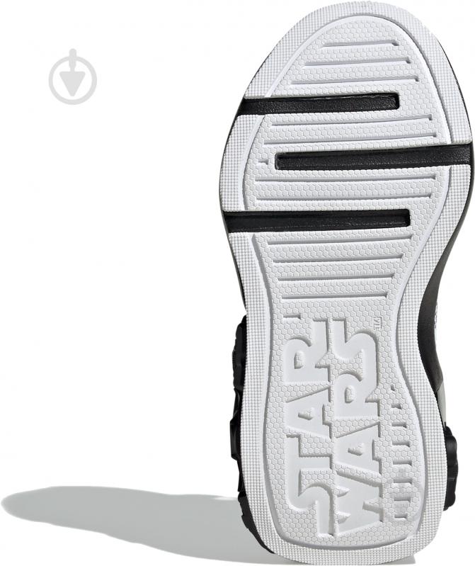 Кросівки для хлопчиків демісезонні Adidas STAR WARS RUNNER EL ID0378 р.36 білі із чорним - фото 9