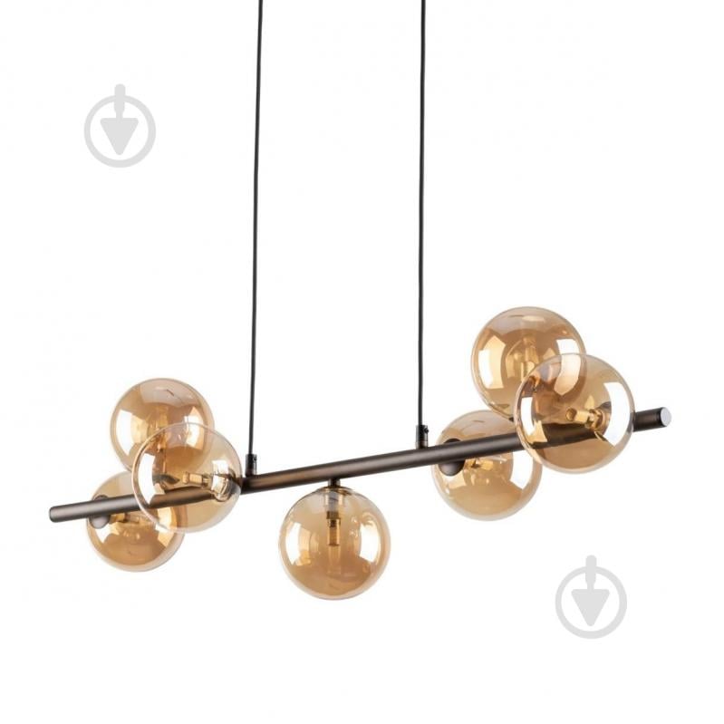 Люстра подвесная TK Lighting Estera 7PL 7xG9 янтарный - фото 2 Люстра подвесная TK Lighting Estera 7PL 7xG9 янтарный - фото 2