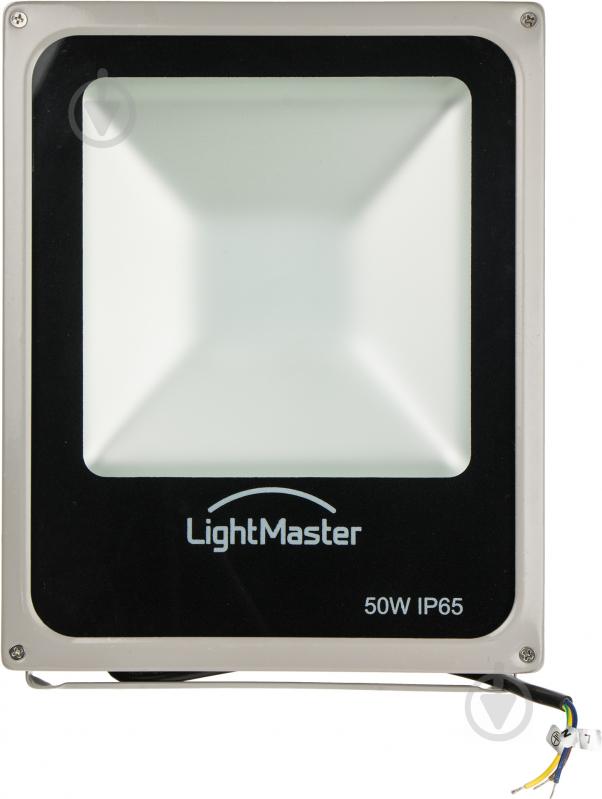 Прожектор LightMaster 50 Вт IP65 сірий LL-705 - фото 1