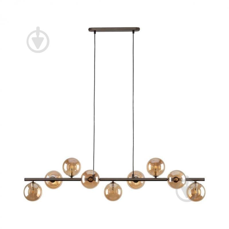 Люстра подвесная TK Lighting Estera 9PL 9xG9 янтарный - фото 2